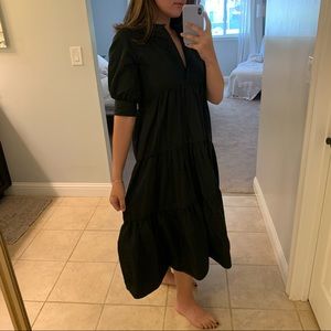 Zara Poplin Long Dress